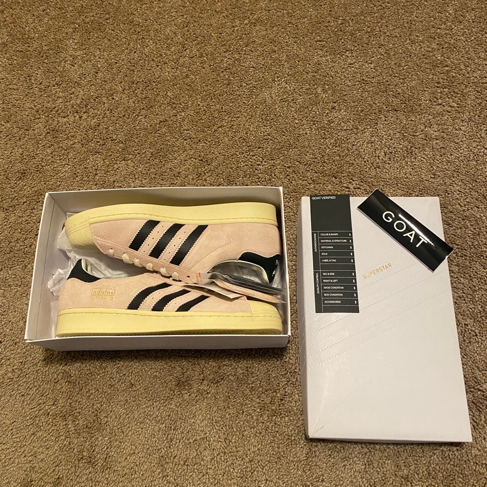 Brand New Adidas “Pink Tint” Superstars as 9.5